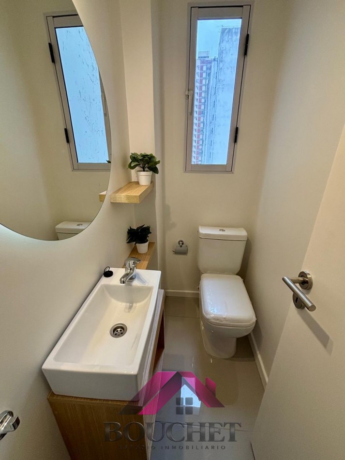 DEPARTAMENTO 3 AMBIENTES CON DEPENDENCIA FRENTE CON BALCON | LA PERLA SUR 