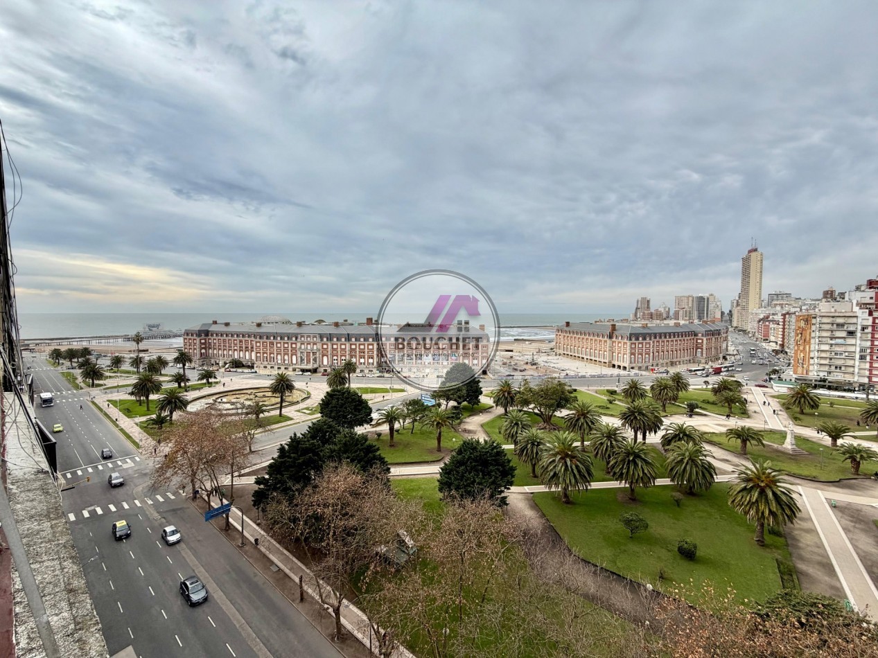 DEPARTAMENTO 2 AMBIENTES CON BALCON TERRAZA Y VISTA AL MAR EN VENTA | PLAZA COLON