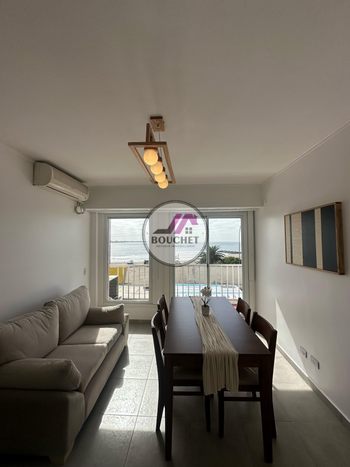 VENDO DEPARTAMENTO 3 AMBIENTES FRENTE AL MAR CON TERRAZA
