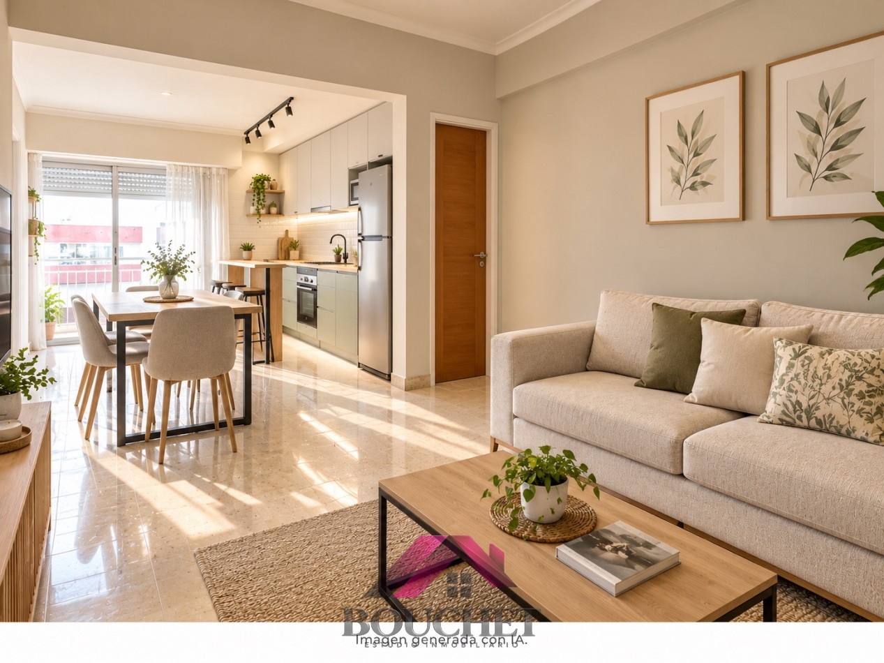 DEPARTAMENTO 1 AMBIENTE AL FRENTE CON BALCON EN VENTA | PLAZA MITRE