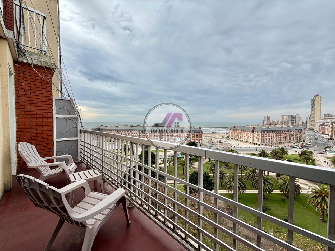 DEPARTAMENTO 2 AMBIENTES CON BALCON TERRAZA Y VISTA AL MAR EN VENTA | PLAZA COLON